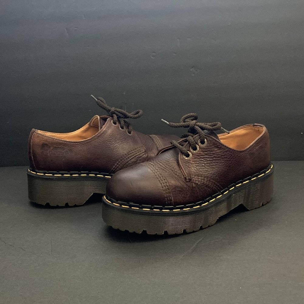 Dr. Martens Vintage Boots Shoes Platform Oxfords MADE ENGLAND Men 6 Women 8